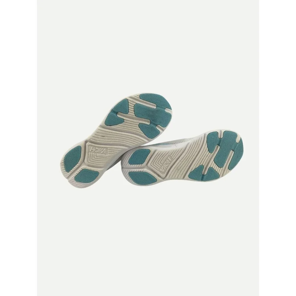 Hoka Womens Solimar Running Shoes Size 7.5 White & Blue Mesh Lightweight - Picture 7 of 9